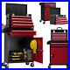 HOMCOM Tool Cabinet on Wheels with 5 Drawers Top Tool Chest Roller Cabinet Combo