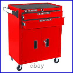Heavy Duty 3 Drawer Expert Tool Chest Roller Cabinet Rollcab Garage Workshop Box