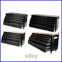 Heavy Duty 55/72 Inch Tool Chest 10/15 Drawers Roller Cabinet Garage Storage Box