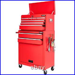 Heavy Duty Roller Tool Cabinet Storage Chest Box Garage Workshop 8 Drawers Red