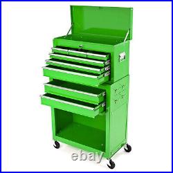Heavy Duty Tool Chest Tool Roller Cabinet Green Damaged (See Description) #021