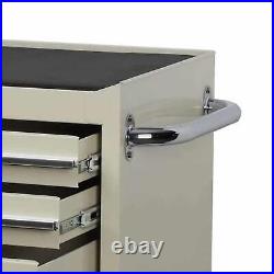 Hilka 4 Drawer Roll Cab Steel Tool Storage Chest Portable Garage Cabinet
