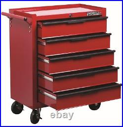 Hilka Tool Storage Trolley Chest Set 5 drawer roll cabinet and 6 drawer toolbox