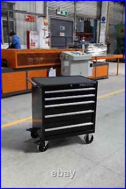 Hilka Tool Trolley Chest Set 17 drawer black storage box roll cab cabinet unit