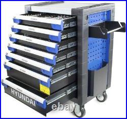 Hyundai Tool chest Cabinet 305 Piece 7 Drawer Castor Mounted Roller Tool Chest
