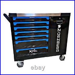 Jumbo Tool Chest Trolley Roller Cabinet With 6 Drawers Full Of Tools & Storage