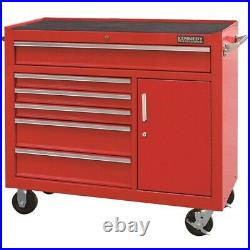 Kennedy 7-Drawer Extra Large Tool Roller Cabinet with Castor Wheels and Side Han