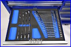 King Dick Tools 6 Drawer Roller Cabinet and Modular Metric Tool kit Blue
