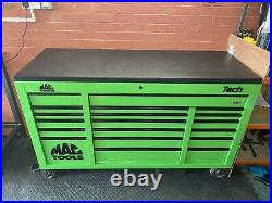 MAC Tools Tech Series 19 Drawer Triple Bank Roller Cabinet In EXTREME GREEN