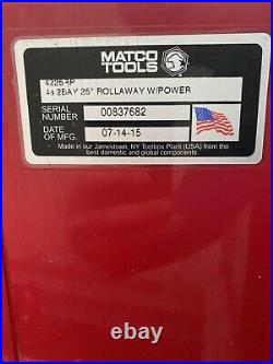 Matco 4s Tool Box Cabinet Roll Cab USA made like Snap on 10 Drawers 25