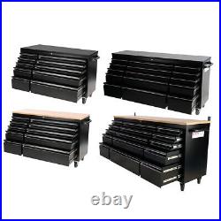 Mobile Roll Tool Chest Trolley 10/15 Drawers Storage Cabinet Garage Workshop Box
