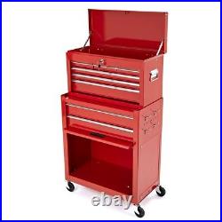 New Mechanics Heavy Duty Tool Box Chest And Roller Cabinet Red