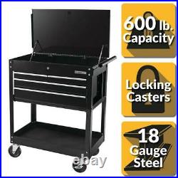 OLYMPIA 4-Drawer Roller Cabinet Tool Chest Storage Cart Lockable Casters Wheels