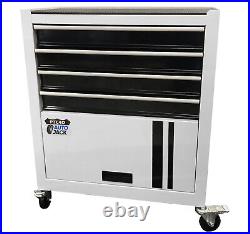 Portable Roll Cab 4 Drawer Steel Tool Storage Chest Autojack Garage Cabinet #4