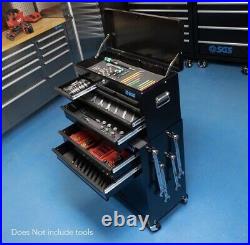 Prestige 8 Drawer Tool Box Chest & Roller Cabinet Storage Mechanic Organiser