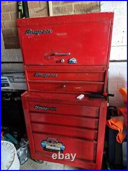 Rare Genuine Vintage Classic Snap On Tool Chest Box Cabinet Roll Cab