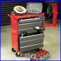 Roll cab 7 Drawer with Ball Bearing Slides Red/Grey SealeyAP22507BB