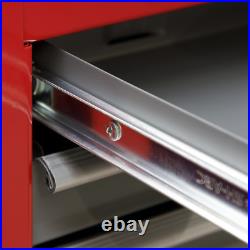Roll cab 7 Drawer with Ball Bearing Slides Red/Grey SealeyAP22507BB