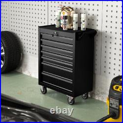 Roller Tool Cabinet Storage Chest 7 Drawer Box Garage Workshop Trolley Stations