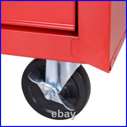 Roller Tool Cabinet with Wheels Ideal for Garage & Workshop Storage 5-Drawer Red