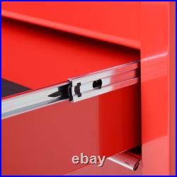 Roller Tool Cabinet with Wheels Ideal for Garage & Workshop Storage 5-Drawer Red