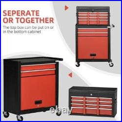 Rolling Tool Chest Drawers Cabinet Storage Workshop Roller Trolley Wheel Toolbox