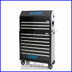 SGS 36 10 Drawer Professional Tool Chest & Roller Cabinet With Power Sockets