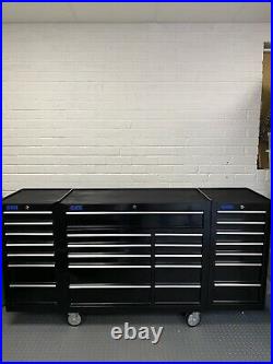 SGS 42 Professional Roller Tool Cabinet, Top Box, Tool Chest, 2 side lockers