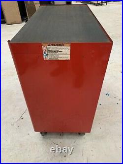 SNAP ON USED RED TOOL BOX ROLL CAB CABINET 7 Drawers 40 Width