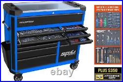 SP Tools Tech Series Roller Cabinet Tool Kit 369 piece Metric/SAE Blue/Black