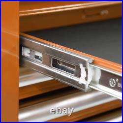 Sealey 7 Drawer Ball Bearing Runner Tool Roller Cabinet Orange