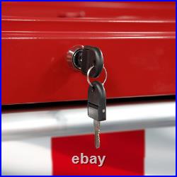 Sealey 7 Drawer England Tool Roller Cabinet Red