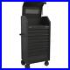 Sealey 9 Drawer Tower Tool Roller Cabinet and Power Strip Black