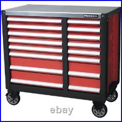 Sealey AP24 Series 16 Drawer Tool Roller Cabinet Black / Red