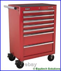 Sealey AP26479T Rollcab Roll Cabinet Toolbox Ball Bearing Slides 7 Drawer Red