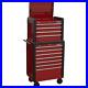 Sealey AP3411 11 Drawer Tool Chest and Roller Cabinet Combination Black / Red