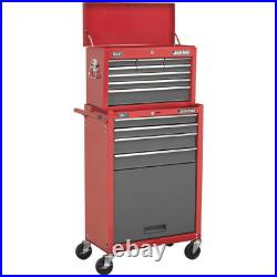 Sealey American Pro 13 Drawer Roller Cabinet and Tool Chest Red / Grey