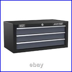 Sealey American Pro 16 Drawer Roller Cabinet and Tool Chest Black