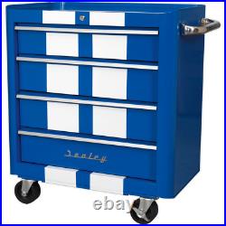 Sealey Retro Style 4 Drawer Roller Cabinet Blue / White