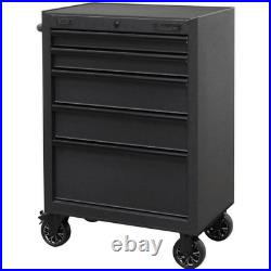 Sealey Superline Black Edition 5 Drawer Roller Cabinet Black