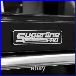 Sealey Superline Pro 13 Drawer Heavy Duty Roller Cabinet Black