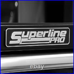Sealey Superline Pro 7 Drawer Heavy Duty Roller Cabinet Black