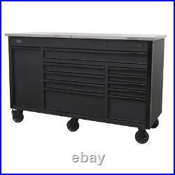 Sealey Tool Roller Cabinet and Power Tool Charging Drawer Black