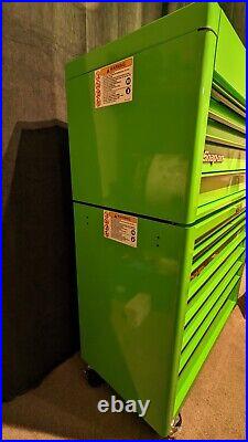 Snap On 40 Inch Tool Box, Cabinet Roll Cab, Extreme Green (Mac Clarke Halfords)