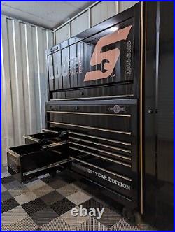 Snap On 55in 100th Anniversary Roll Cab, Hutch + Side Locker WE DELIVER