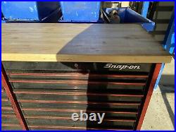 Snap On Krl Master Series Tool Box Roll Cab Cabinet 50 Wide Wood Block Work Top