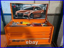 Snap On Roll cabinet with top box, Audi RS6 tool box, One off Roll cab