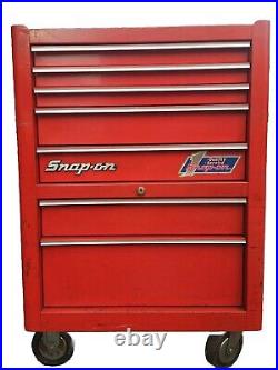 Snap-on Roller Cabinet Tool Box Braked 7 Drawer USA Kra 380 1 Keys