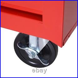 Steel 7 Drawer Tool Storage Cabinet Chest Roll Wheels Portable Toolbox Garage UK