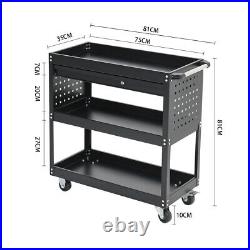 Steel Tool Chest Roller Cabinet Large Tools Box With Ball Bearing Slide Drawers